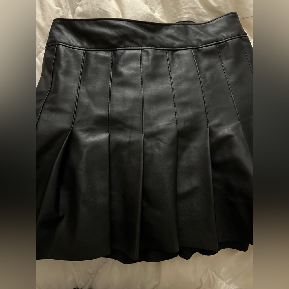 A&F leather skirt